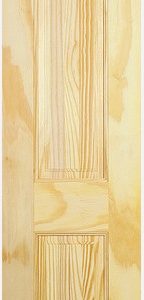 Clear Pine 2 Panel Half Door - Solid Core - LPD